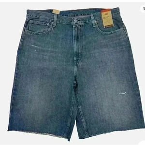 NWT Levi's 469 Loose Men's Denim CutOff Shorts Size 38